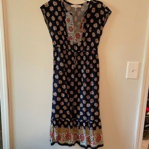 Loft Printed Maternity Dress